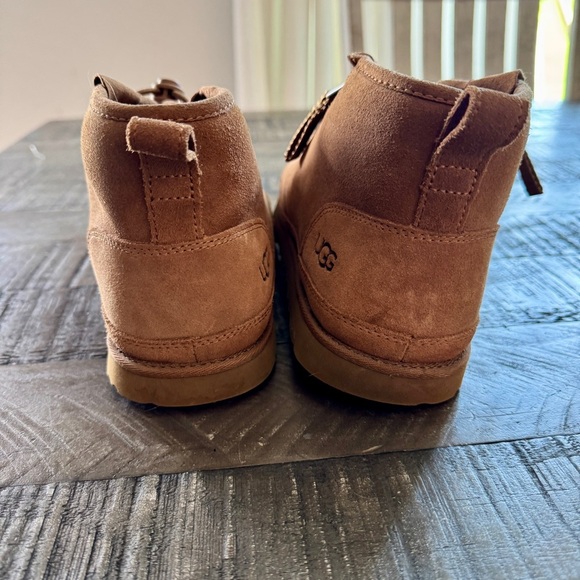 UGG Neumel Adaptive Men's Zipper Fleece Lined Brown Boots 1118710 Brown Size 12 - Picture 6 of 10